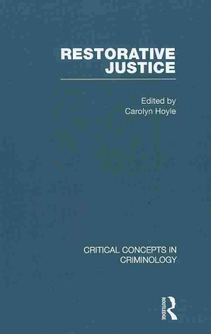 Libro Restorative Justice Carolyn Hoyle