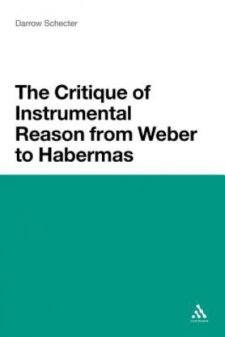 Kniha Critique of Instrumental Reason from Weber to Habermas Darrow Schecter