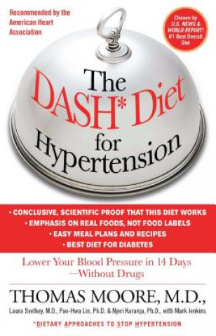Könyv Dash Diet for Hypertension Thomas Moore