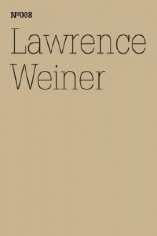 Buch Lawrence Weiner Lawrence Weiner