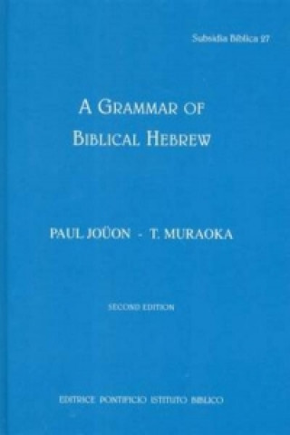 Carte Grammar of Biblical Hebrew Paul Joulon