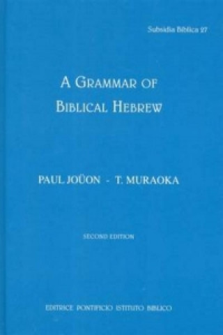 Book Grammar of Biblical Hebrew Paul Joulon