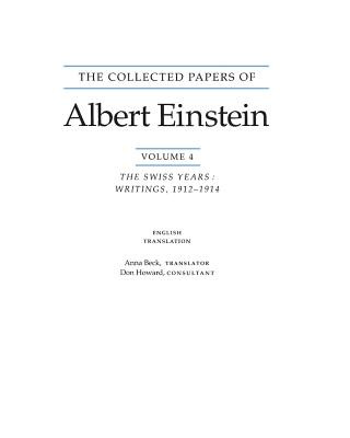 Buch Collected Papers of Albert Einstein, Volume 4 (English) Albert Einstein