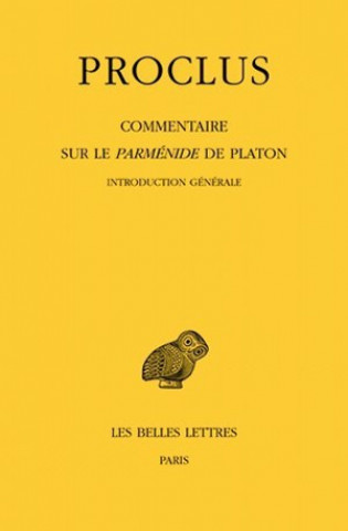 Kniha Commentaire Sur Le Parmenide De Platon Concetta Luna