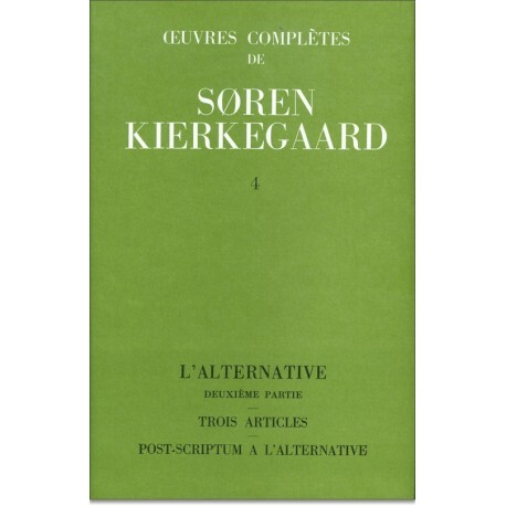 Kniha OEUVRES COMPLETES DE SOREN KIERKEGAARD. 
