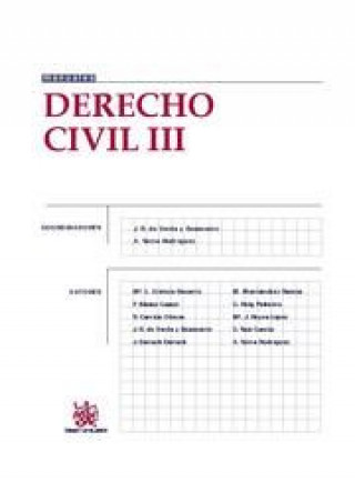 Könyv Derecho Civil III 