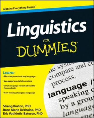 Kniha Linguistics For Dummies Rose-Marie Dechaine