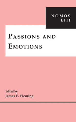 Kniha Passions and Emotions James E Fleming