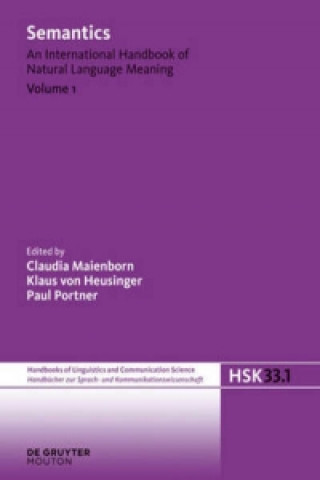 Kniha Semantics. Volume 1 Claudia Maienborn