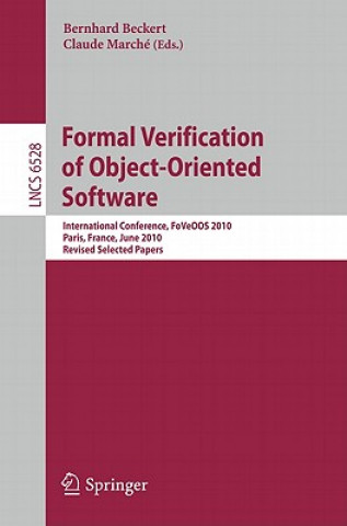 Kniha Formal Verification of Object-Oriented Software Bernhard Beckert