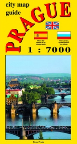 Carte City map - guide PRAGUE 1:7 000 Jiří Beneš