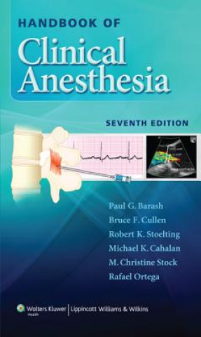 Könyv Handbook of Clinical Anesthesia Paul Barash