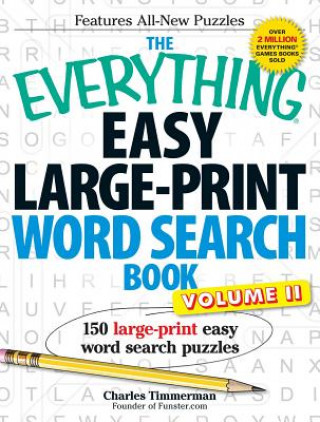 Knjiga Everything Easy Large-Print Word Search Book, Volume II FounderOfFunsterco CharlesTimmerman