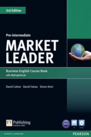 Kniha Market Leader 3rd Edition Pre-Intermediate Coursebook with DVD-ROM and MyEnglishLab Student online access code Pack David Cotton