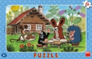 Játék Puzzle Krtek na návštěvě 