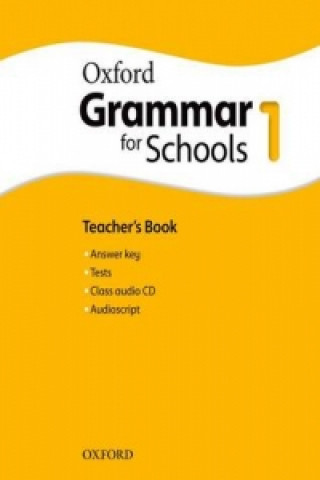 Carte Oxford Grammar for Schools: 1: Teacher's Book and Audio CD Pack Martin Moore