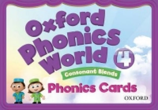 Nyomtatványok Oxford Phonics World: Level 4: Phonics Cards Kathryn O´Dell