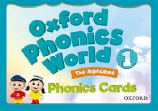 Tiskovina Oxford Phonics World: Level 1: Phonics Cards Kathryn O´Dell