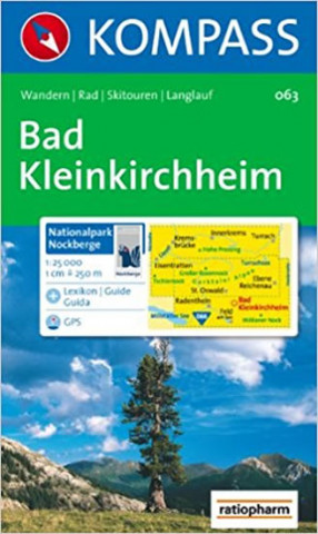 Kniha Bad Kleinkirchheim,NP Nock. 063 / 1:25T NKOM 