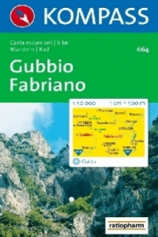 Kniha GUBBIO-FABRIANO 1:50 000 