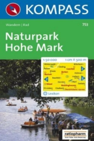 Nyomtatványok Naturpark Hohe Mark 753 / 1:50T NKOM 