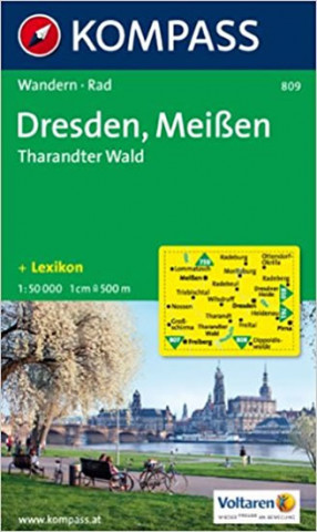 Carte Dresden,Meißen 809 / 1:50T NKOM 