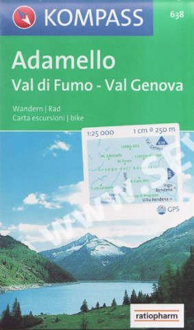 Printed items Adamello,Val di Fumo,Val Genova 638 / 1:25T NKOM 