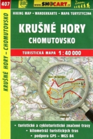 Tlačovina Krušné hory Chomutovsko 1:40 000 