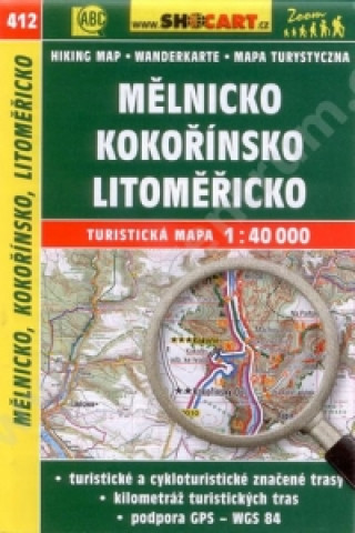 Printed items Mělnicko, Kokořínsko, Litoměřicko 1:40 000 