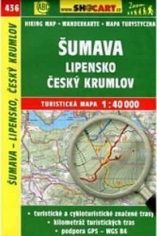 Nyomtatványok Šumava, Lipensko, Český Krumlov 1:40 000 