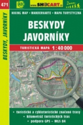 Prasa Beskydy, Javorníky 1:40 000 