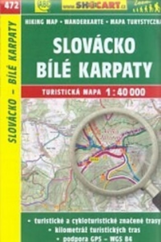 Printed items Slovácko, Bílé Karpaty 1:40 000 