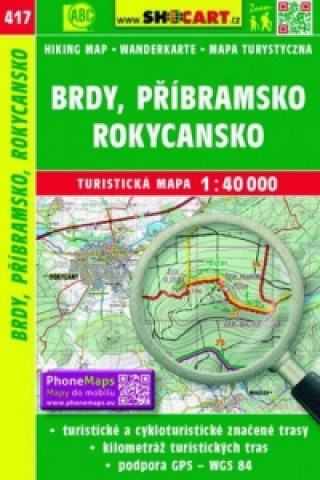 Nyomtatványok Brdy, Příbramsko, Rokycansko 1:40 000 