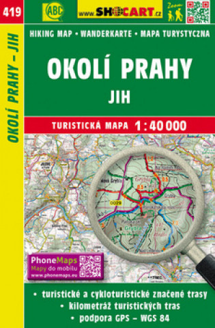Materiale tipărite Okolí Prahy jih 1:40 000 