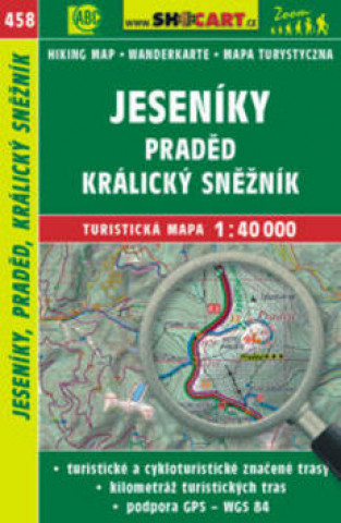 Materiale tipărite Jeseníky, Praděd, Králický Sněžník 1:40 000 
