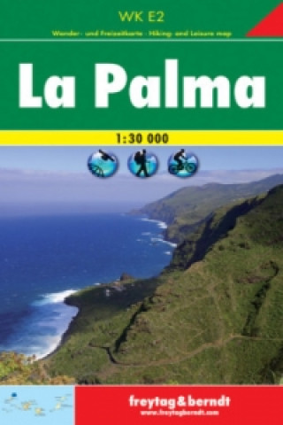 Tlačovina La Palma Hiking + Leisure Map 1:30 000 