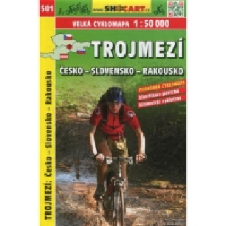 Tlačovina Trojmezí Česko-Slovensko-Rakousko cyklomapa 1:50 000 