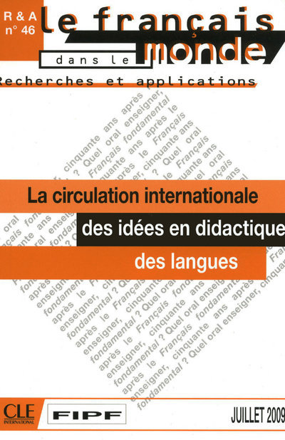 Carte Recherches et applications:: La circulation internat. des idées en didactique de langues Collective
