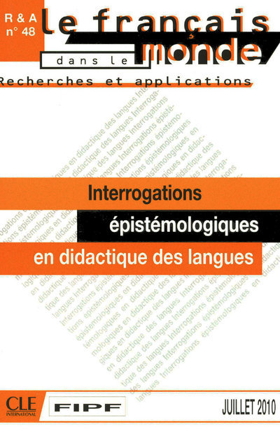 Książka Recherches et applications:: Epistémologie et recherches en didactique des langues 