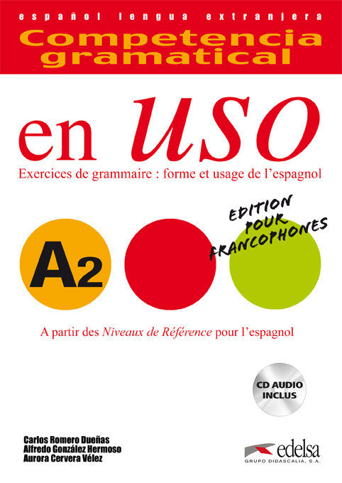 Kniha COMPETENCIA GRAMATICAL EN USO A2 Version francophone 