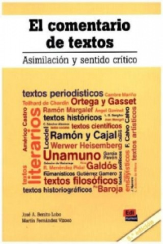 Könyv El comentario de textos Martín Fernández Vizoso
