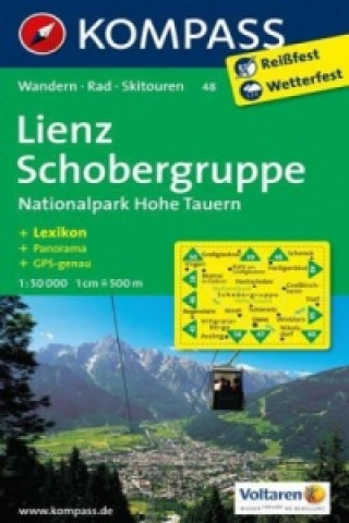 Nyomtatványok KOMPASS Wanderkarte Lienz - Schobergruppe - Nationalpark Hohe Tauern 