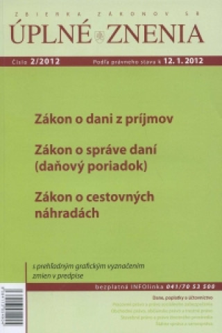 Carte UZZ 2/2012 Zákon o dani z príjmov 