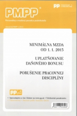 Livre PMPP 1/2013 Minimálna mzda od 1.1. 2013 