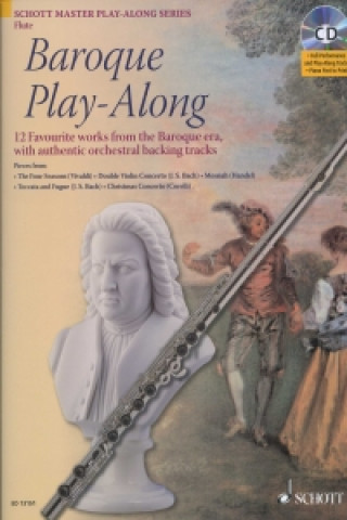 Książka Baroque Play-Along for Flute Max Charles Davies