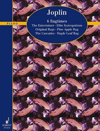 Knjiga 6 Ragtimes Scott Joplin