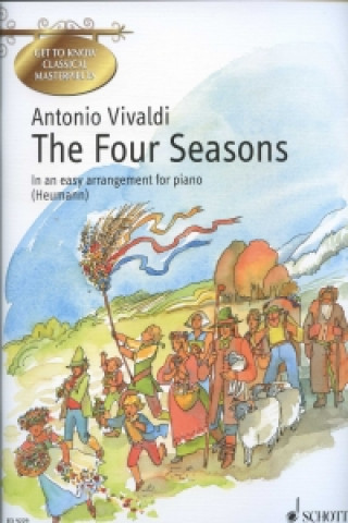 Knjiga The Four Season in an easy arrangement for piano Antonio Vivaldi