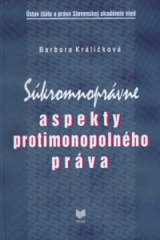 Könyv Súkromnoprávne aspekty protimonopolného práva Barbora Králičková