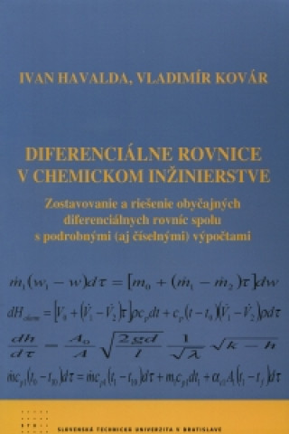 Book Diferenciálne rovnice v chemickom inžinierstve Ivan Havalda