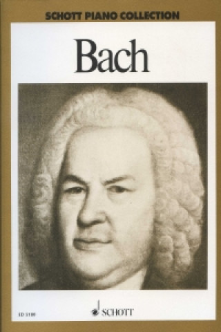 Kniha Bach Ausgewählte werke / piano Johann Sebastian Bach